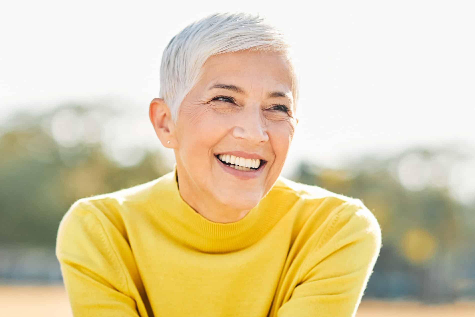women smiling after her successful facial cosmetic procedures from Southern Oral & Maxillofacial Surgery Center in Madison MS